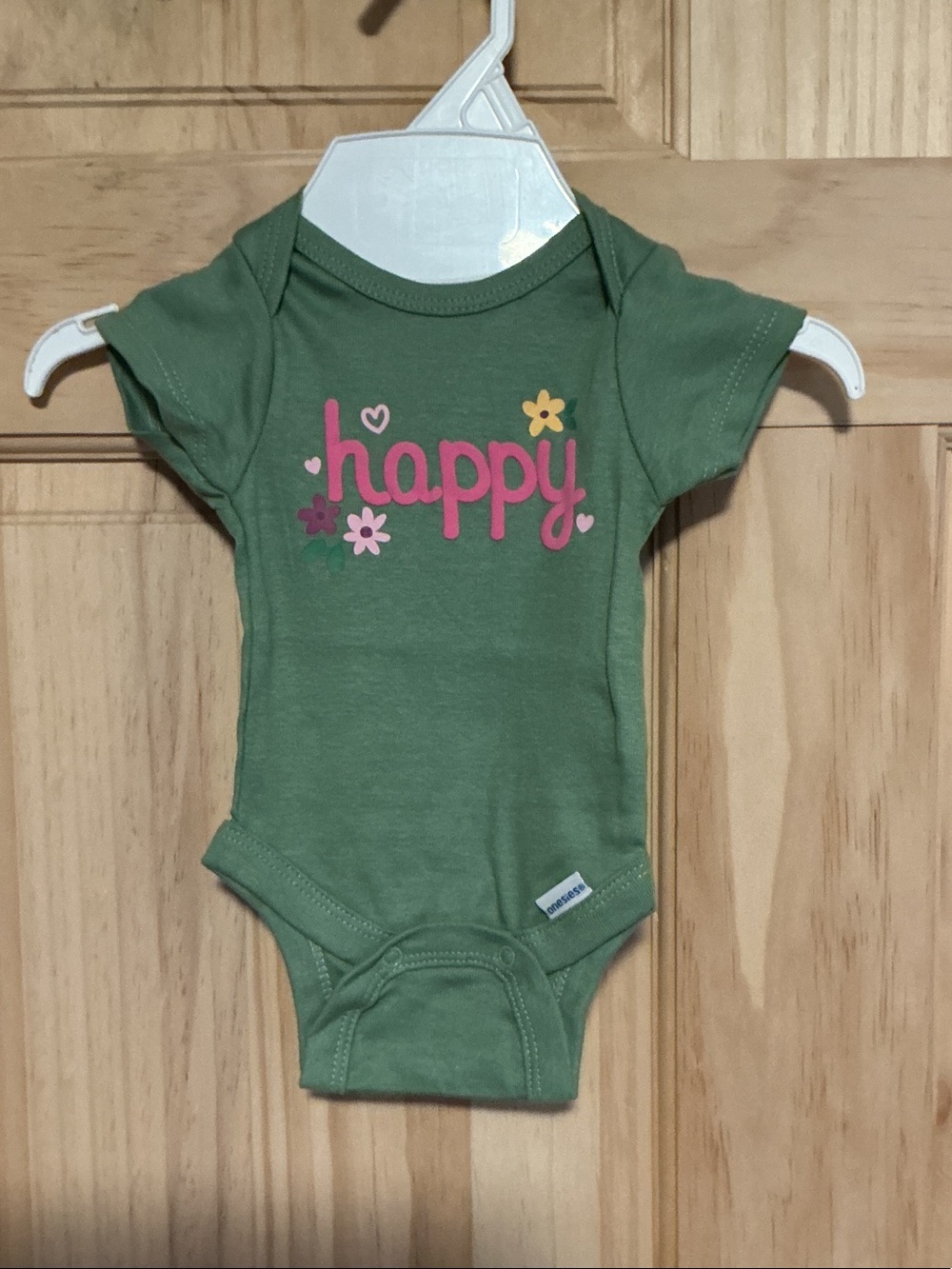 Happy Green Baby One-Piece Bodysuit
